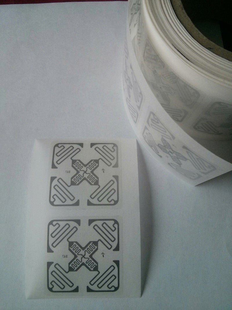 YARONGTECH UHF RFID Tag Impinj H47 True 3D Sticker 860-960MHZ Monza 4 915M EPC C1G2 ISO18000-6C can be Used to RFID tag and Label (Pack of 20) - Image 2